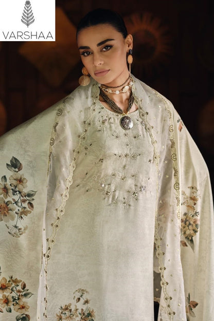Shaah E Noor Varshaa Viscose Muslin Pakistani Salwar Suits Wholesale Rate