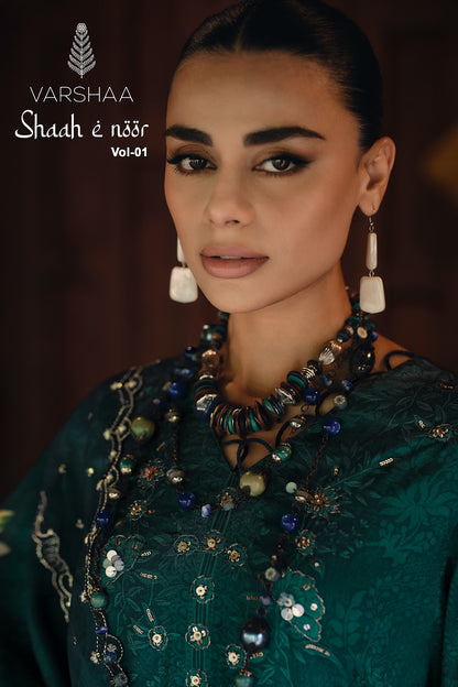 Shaah E Noor Vol 1 Varshaa Viscose Muslin Pant Style Suits Manufacturer