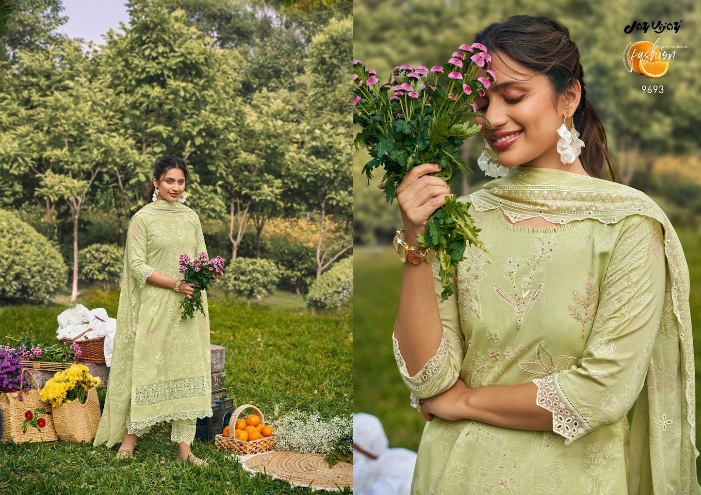 Shaam Jay Vijay Cotton Pant Style Suits Supplier