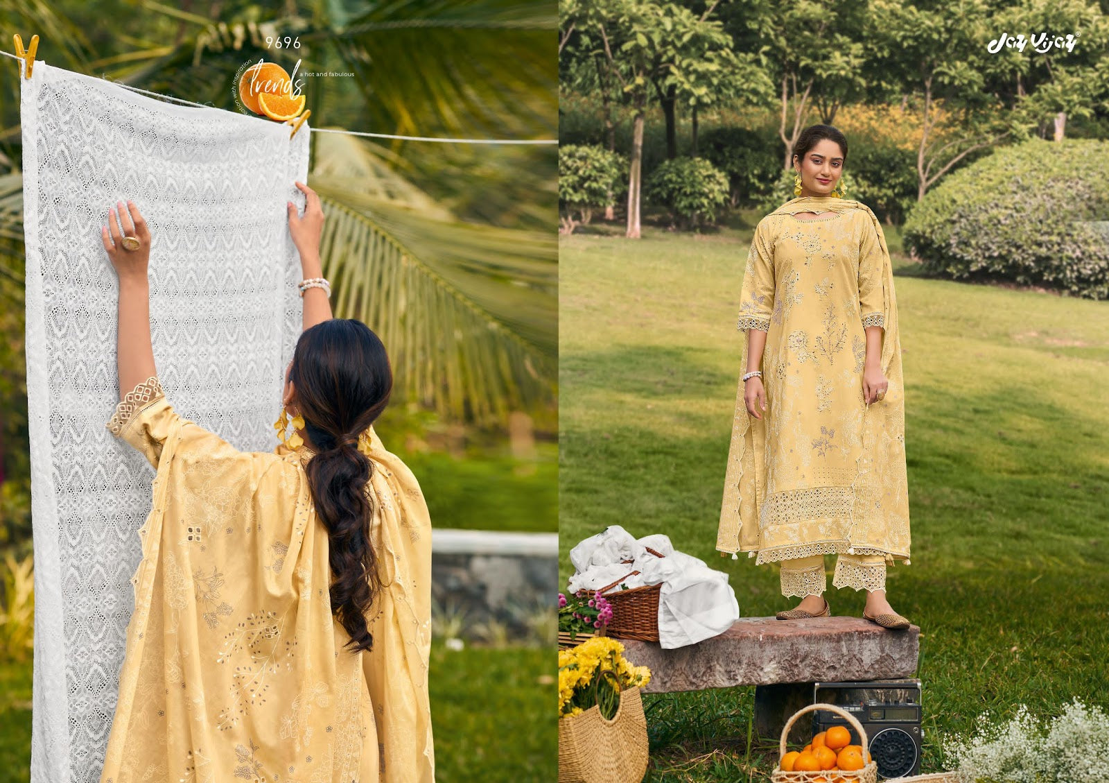 Shaam Jay Vijay Cotton Pant Style Suits Supplier