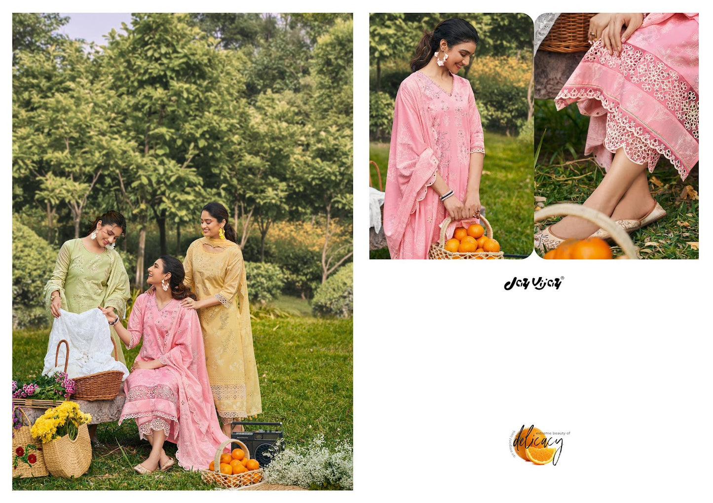 Shaam Jay Vijay Cotton Pant Style Suits Supplier