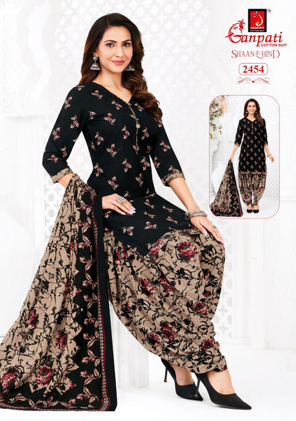 Shaan E Hind Vol 13 Ganpati Cotton Dress Material Wholesaler India