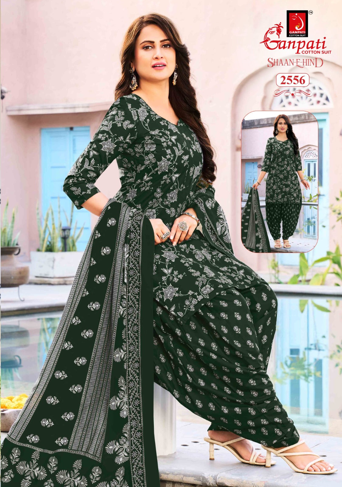 Shaan E Hind Vol 14 Ganpati Cotton Dress Material Wholesaler