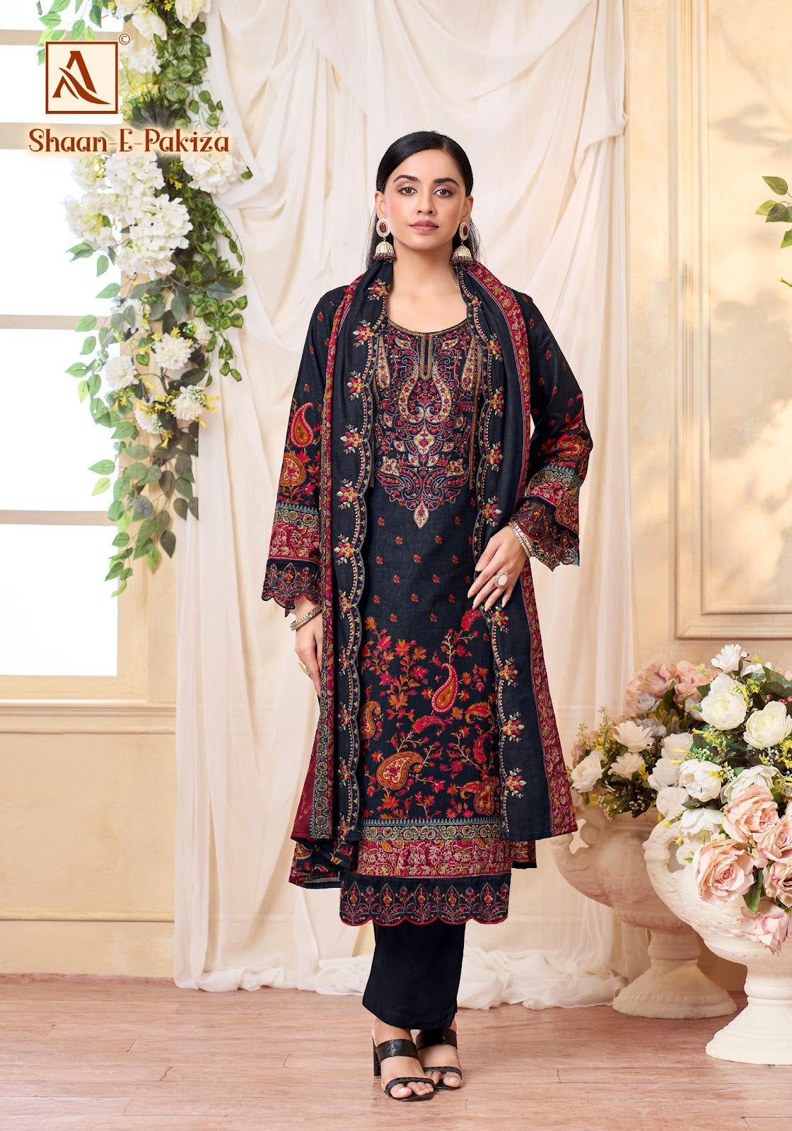 Shaan E Pakiza Alok Cotton Cambric Karachi Salwar Suits Supplier Gujarat