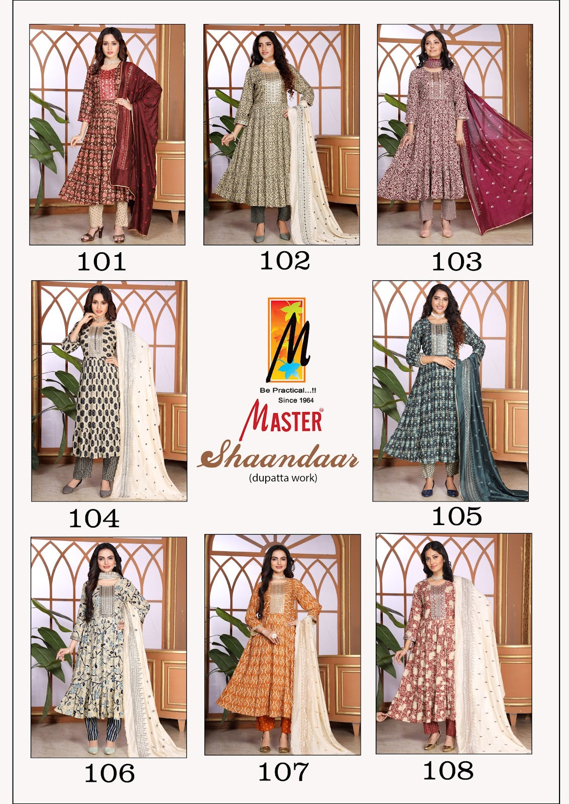 Shaandaar Master Rayon Foil Readymade Anarkali Suits Exporter Gujarat