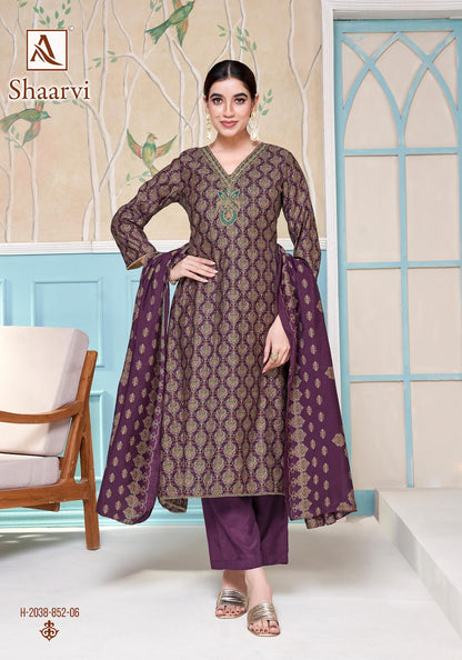 Shaarvi Alok Premium Pant Style Suits Wholesaler India