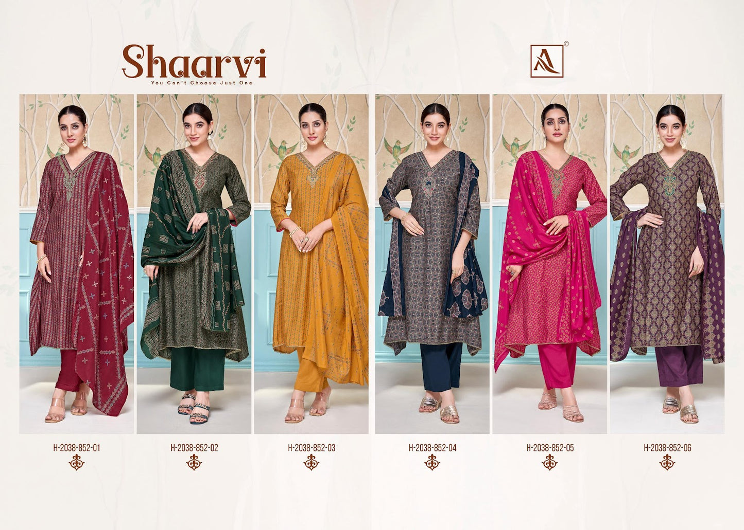 Shaarvi Alok Premium Pant Style Suits Wholesaler India