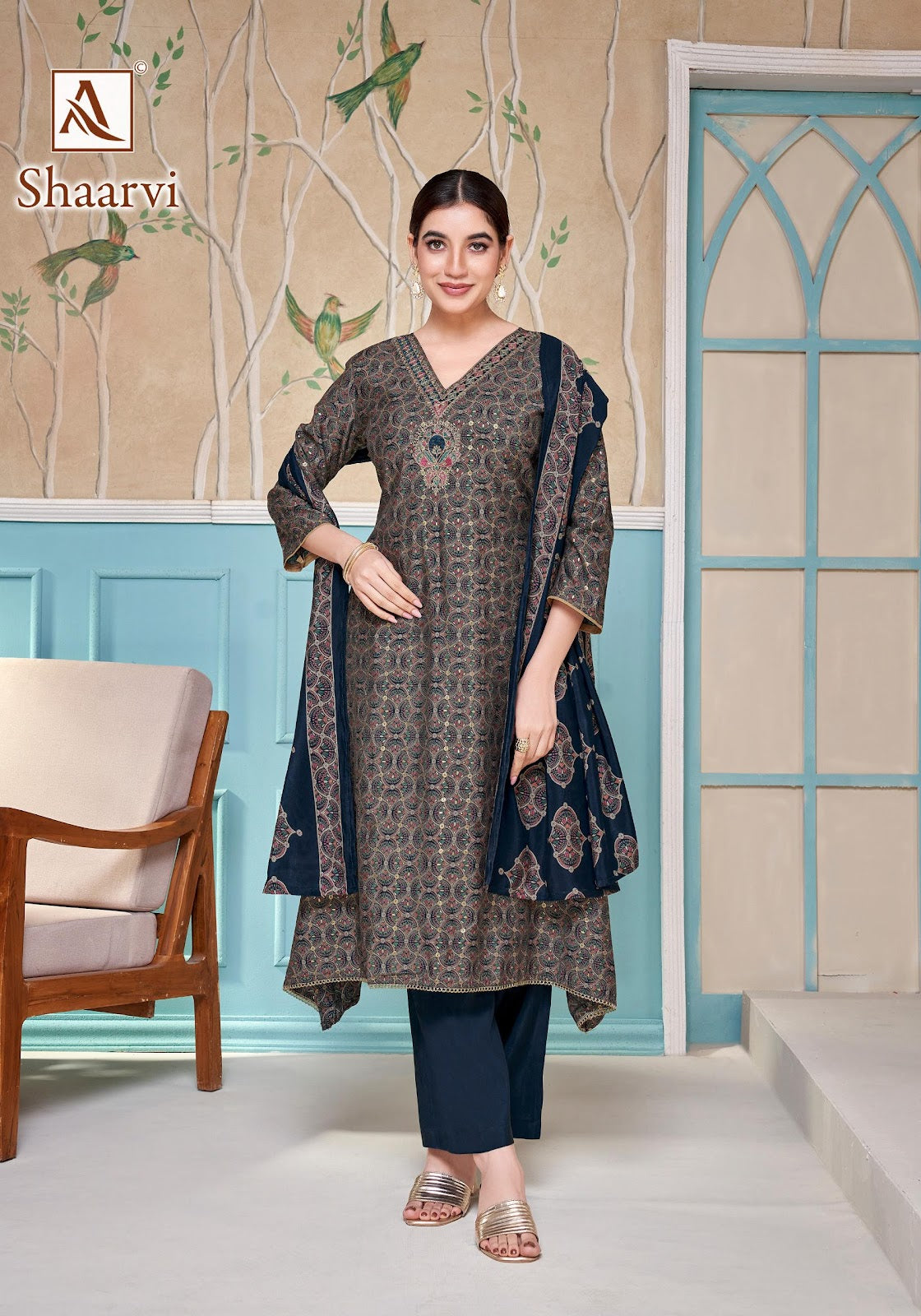 Shaarvi Alok Premium Pant Style Suits Wholesaler India