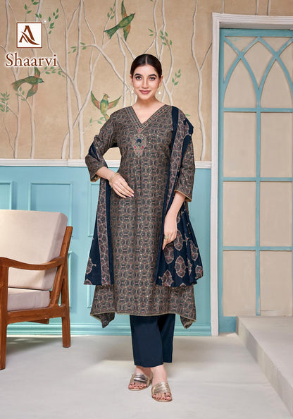 Shaarvi Alok Premium Pant Style Suits Wholesaler India