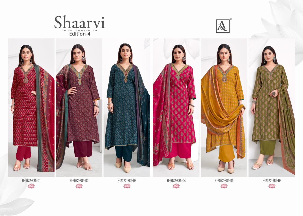 Shaarvi Edition 4 Alok Karachi Salwar Suits Supplier India