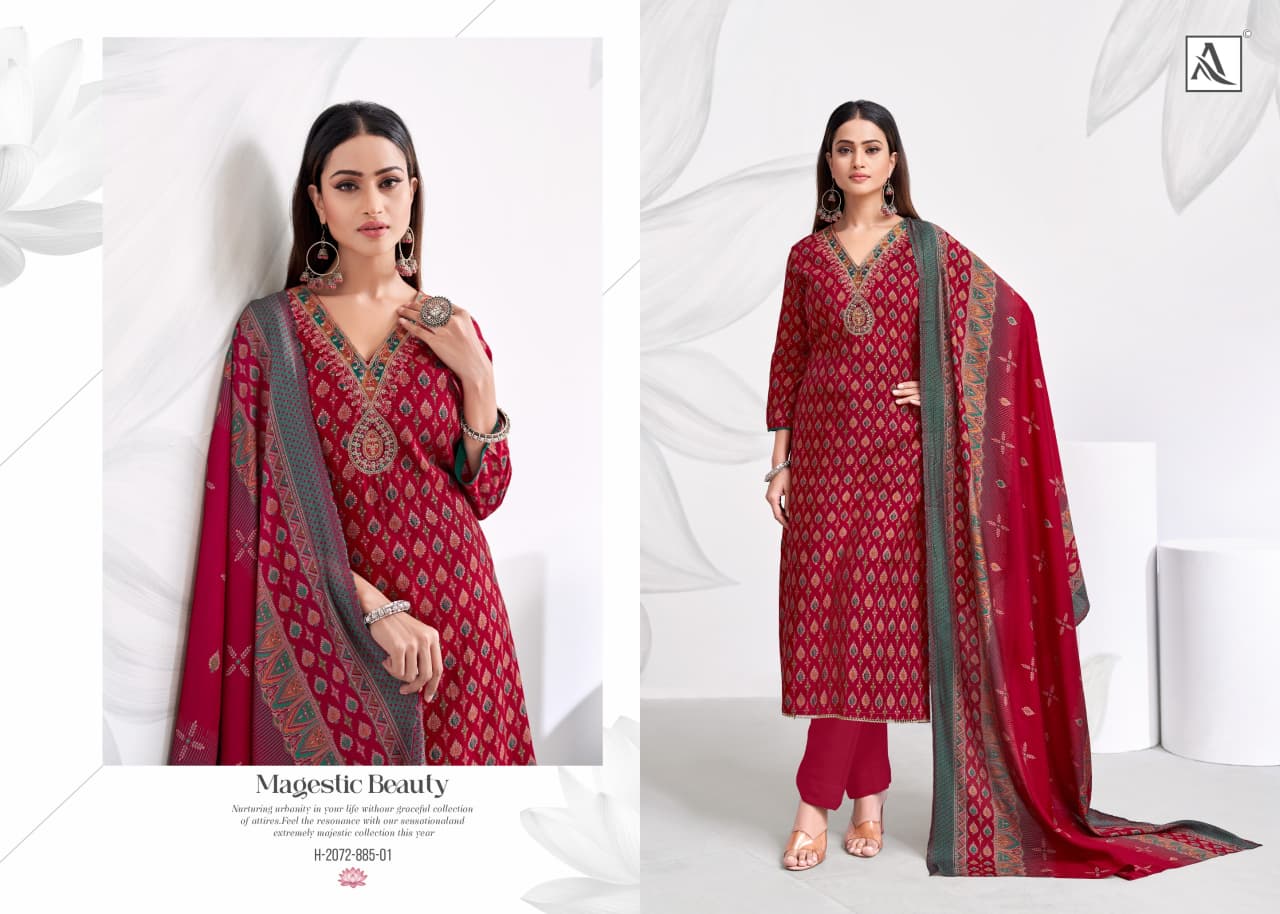 Shaarvi Edition 4 Alok Karachi Salwar Suits Supplier India
