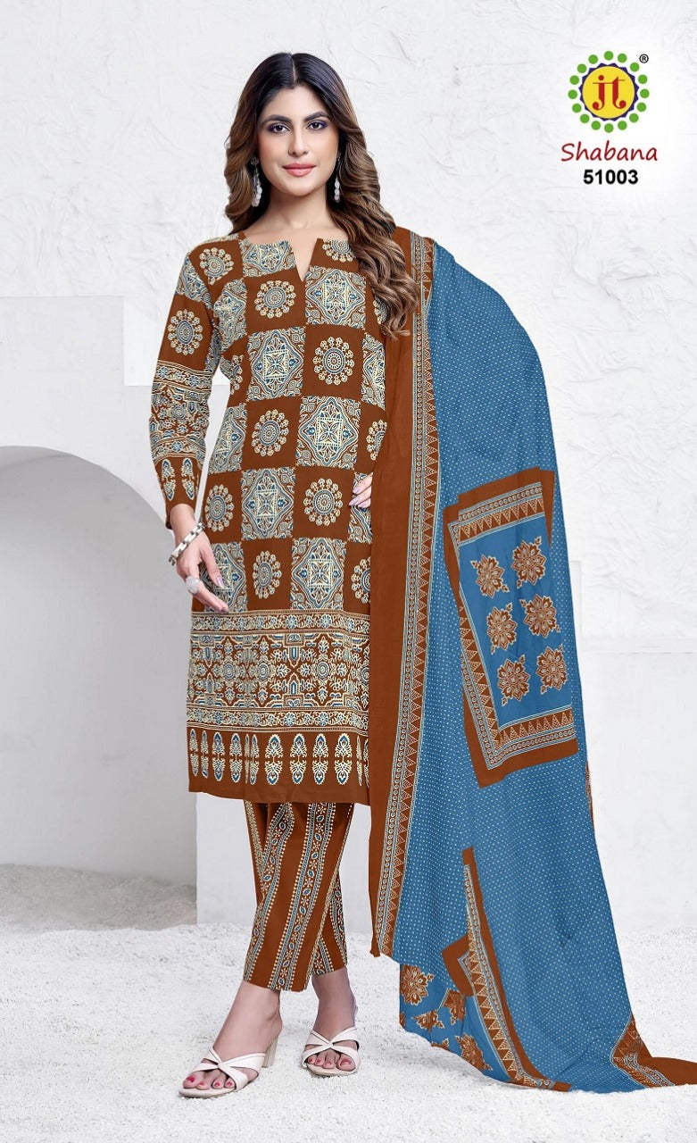 Shabana Vol 51 Jt Cotton Dress Material Wholesale Price