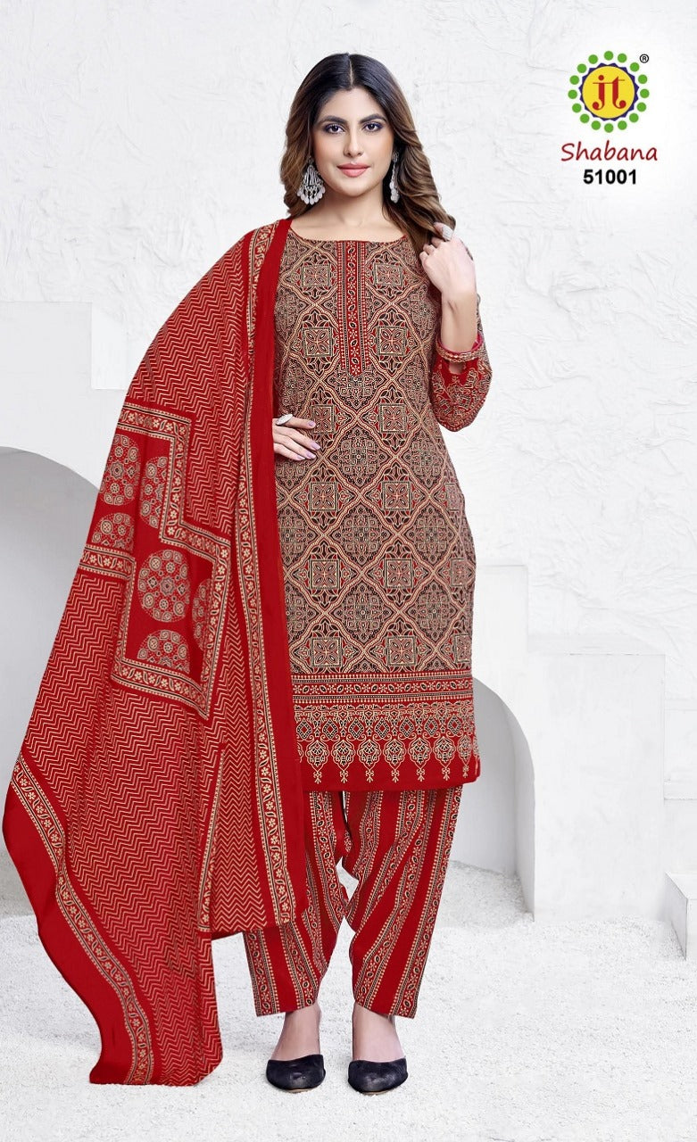 Shabana Vol 51 Jt Cotton Dress Material Wholesale Price