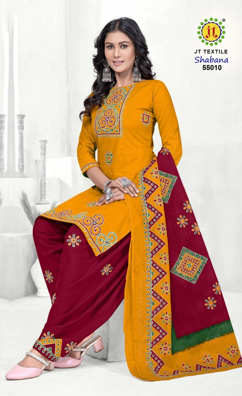 Shabana Vol 55 Jt Cotton Dress Material Exporter Ahmedabad
