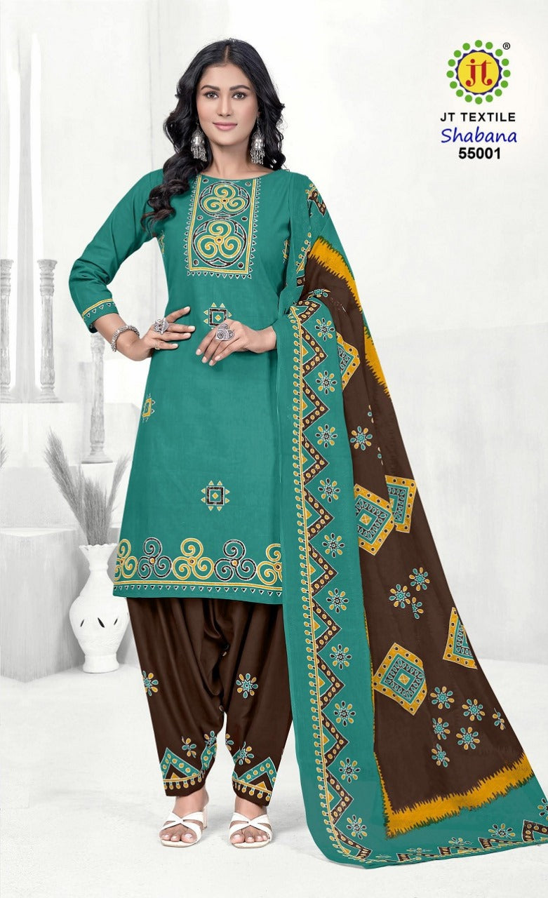 Shabana Vol 55 Jt Cotton Dress Material Exporter Ahmedabad