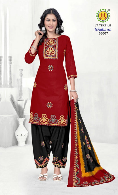 Shabana Vol 55 Jt Cotton Dress Material Exporter Ahmedabad