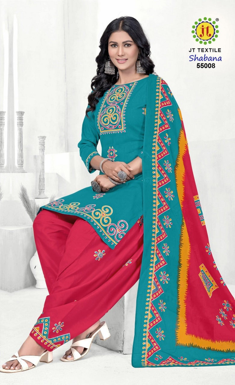 Shabana Vol 55 Jt Cotton Dress Material Exporter Ahmedabad