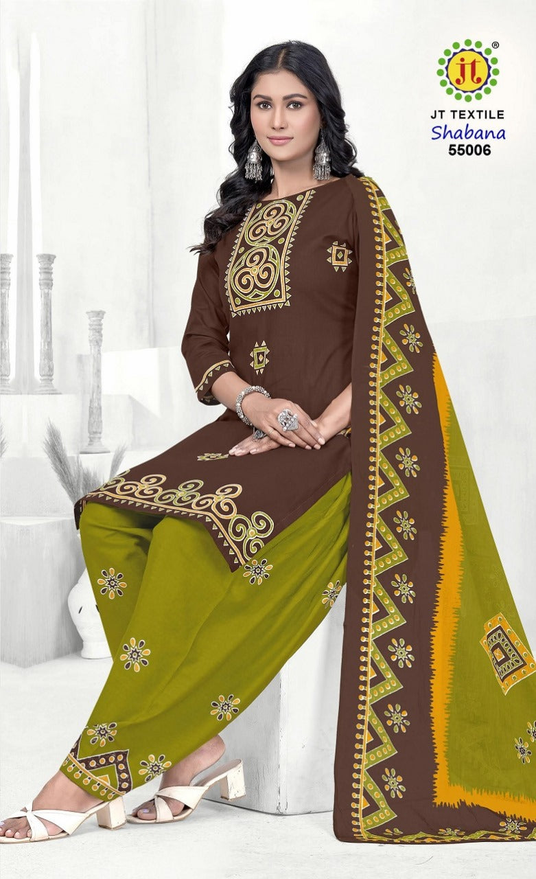 Shabana Vol 55 Jt Cotton Dress Material Exporter Ahmedabad