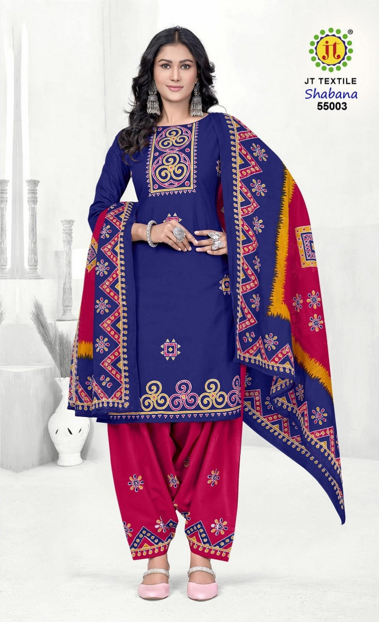 Shabana Vol 55 Jt Cotton Dress Material Exporter Ahmedabad