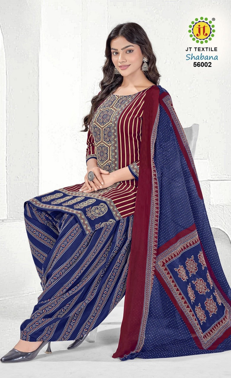 Shabana Vol 56 Jt Cotton Dress Material Wholesaler Ahmedabad