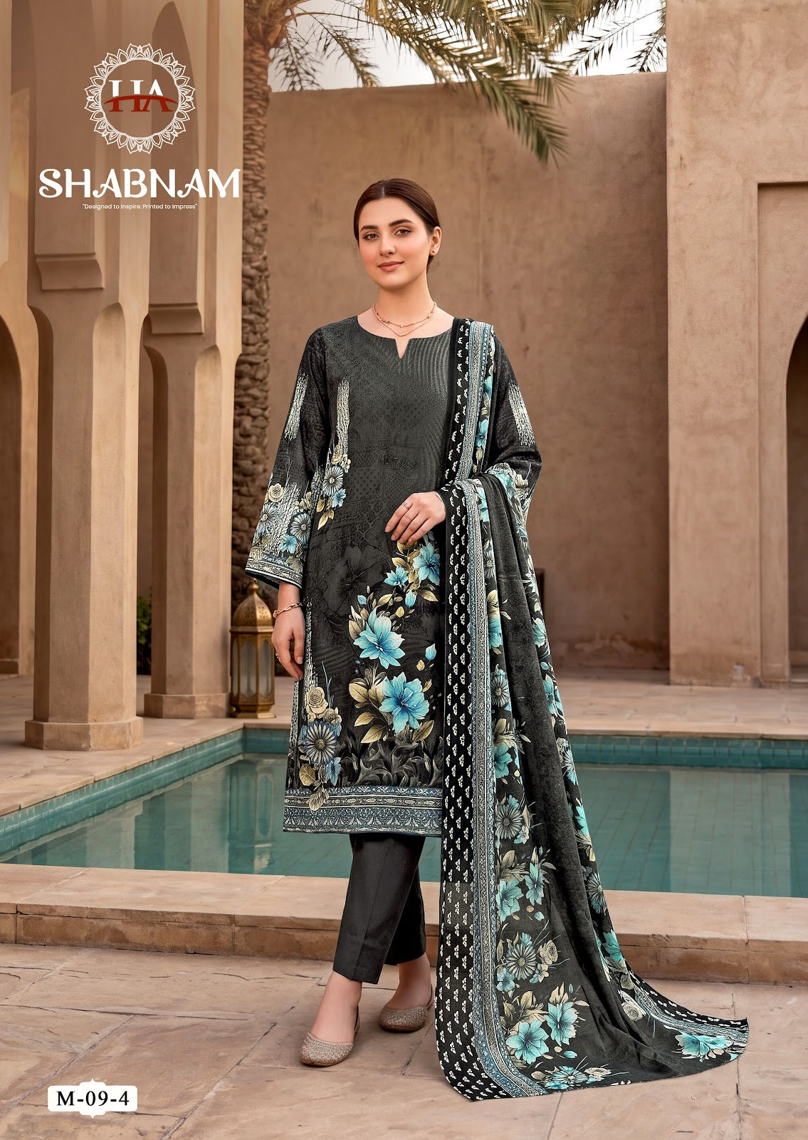 Shabnam Harshit Fashion Pure Zam Karachi Salwar Suits Wholesaler Gujarat