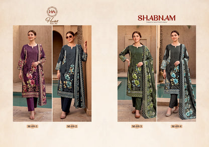 Shabnam Harshit Fashion Pure Zam Karachi Salwar Suits Wholesaler Gujarat