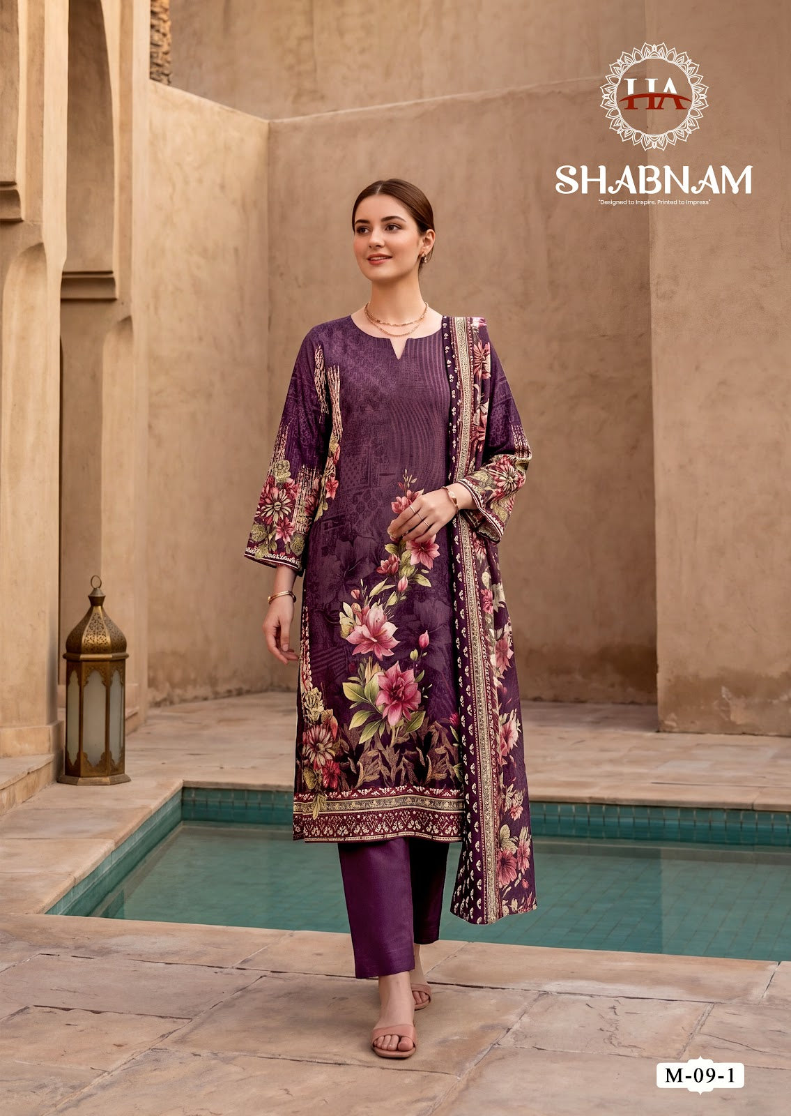 Shabnam Harshit Fashion Pure Zam Karachi Salwar Suits Wholesaler Gujarat