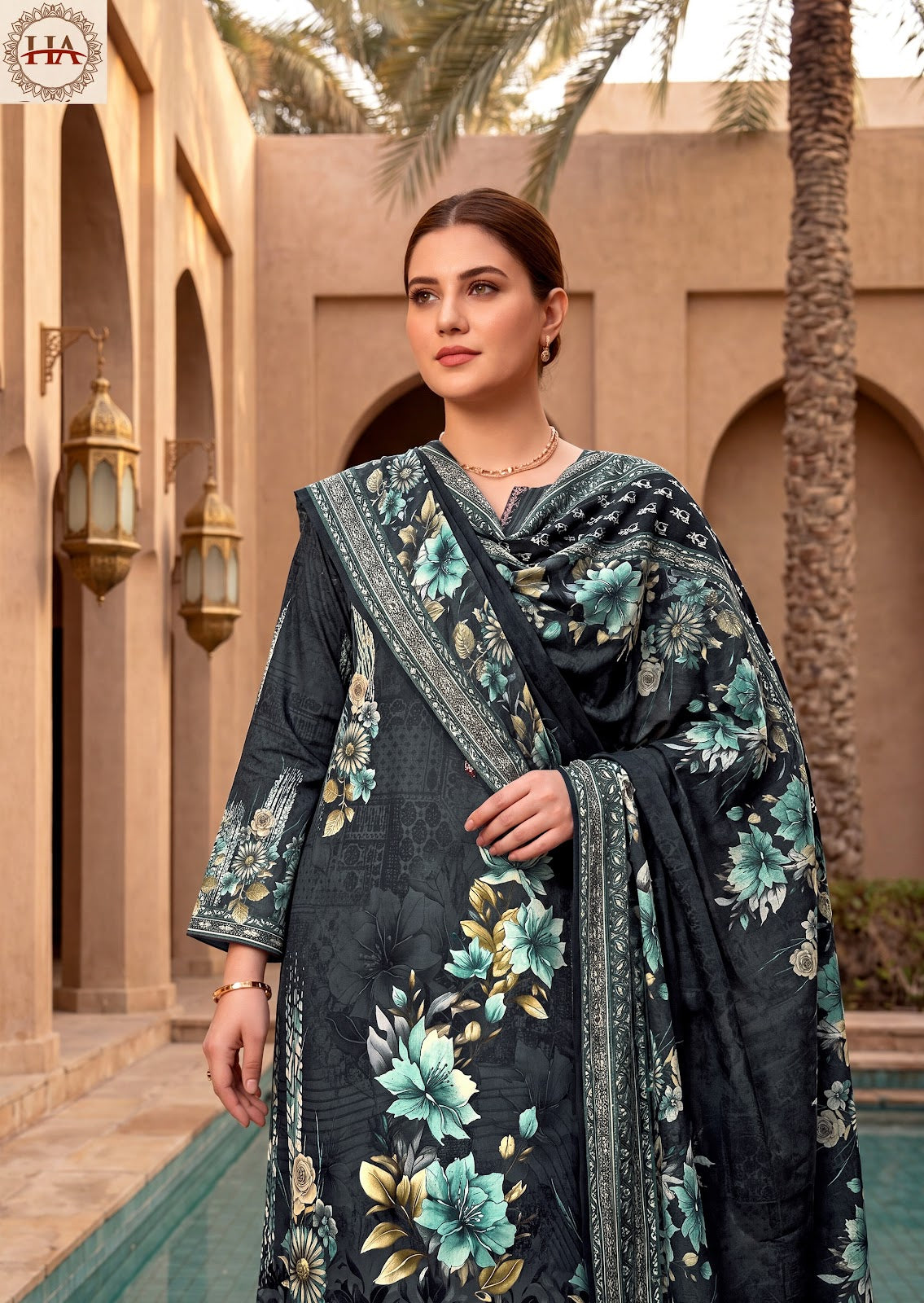 Shabnam Harshit Fashion Pure Zam Karachi Salwar Suits Wholesaler Gujarat