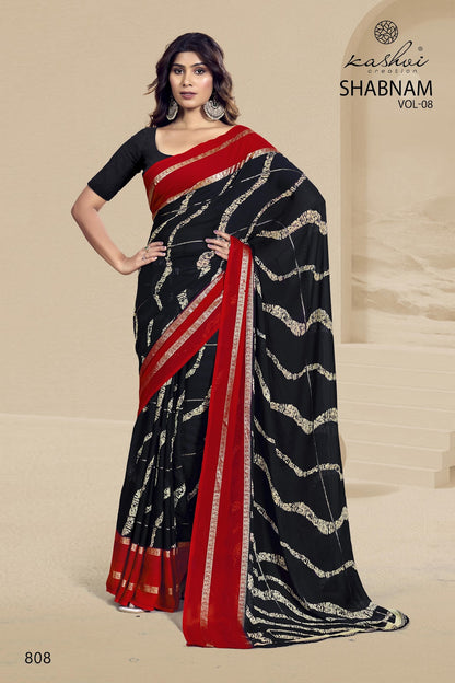 Shabnam Vol 9 Kashvi Creation Dull Moss Sarees Wholesale Price
