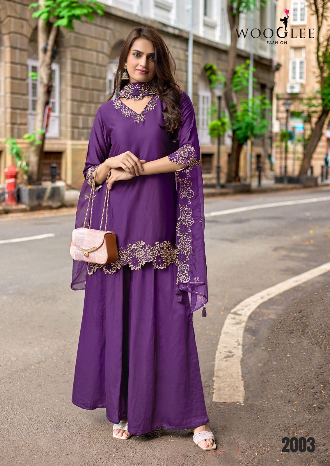 shabnam wooglee gaji silk readymade plazzo style suits supplier ahmedabad