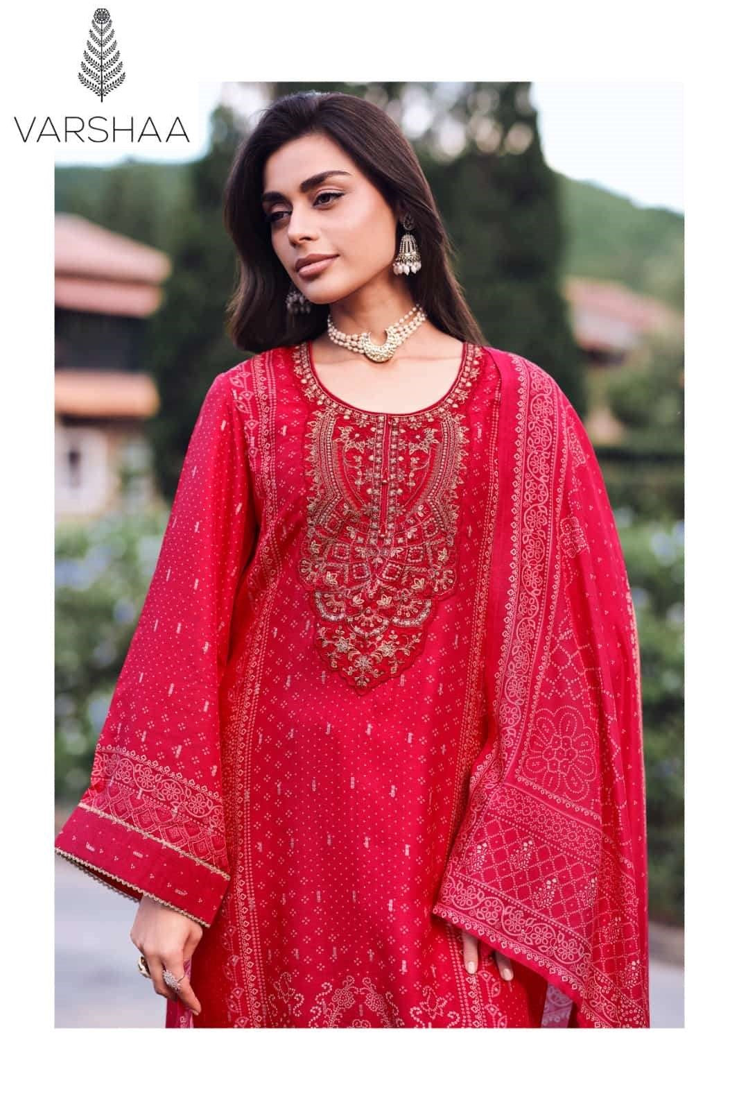 Shabnama Varshaa Russian Pant Style Suits Supplier