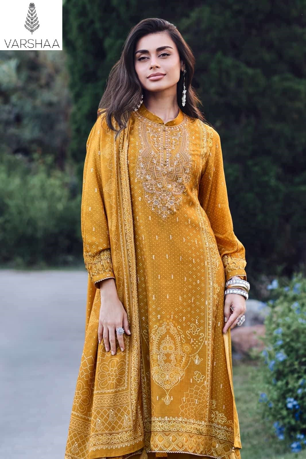 Shabnama Varshaa Russian Pant Style Suits Supplier