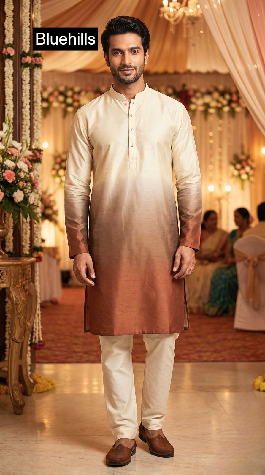 Shades Bluehills Rayon Mens Kurta Pajama Wholesale Price
