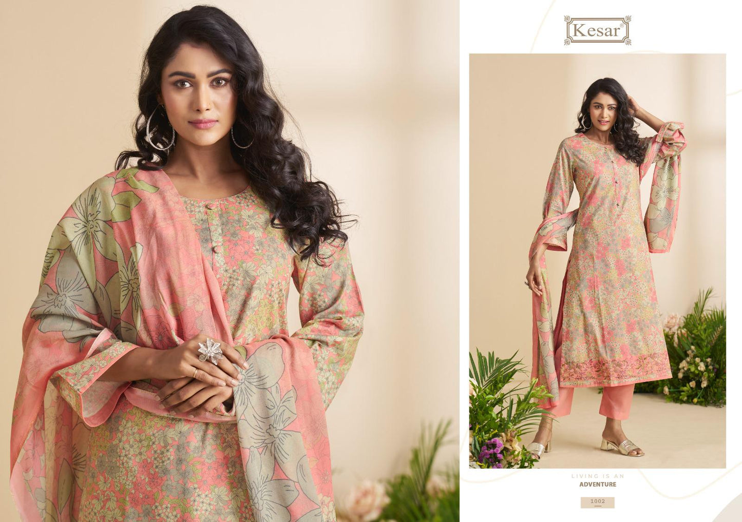 Shades Of Love Kesar Pure Lawn Pant Style Suits Manufacturer Ahmedabad