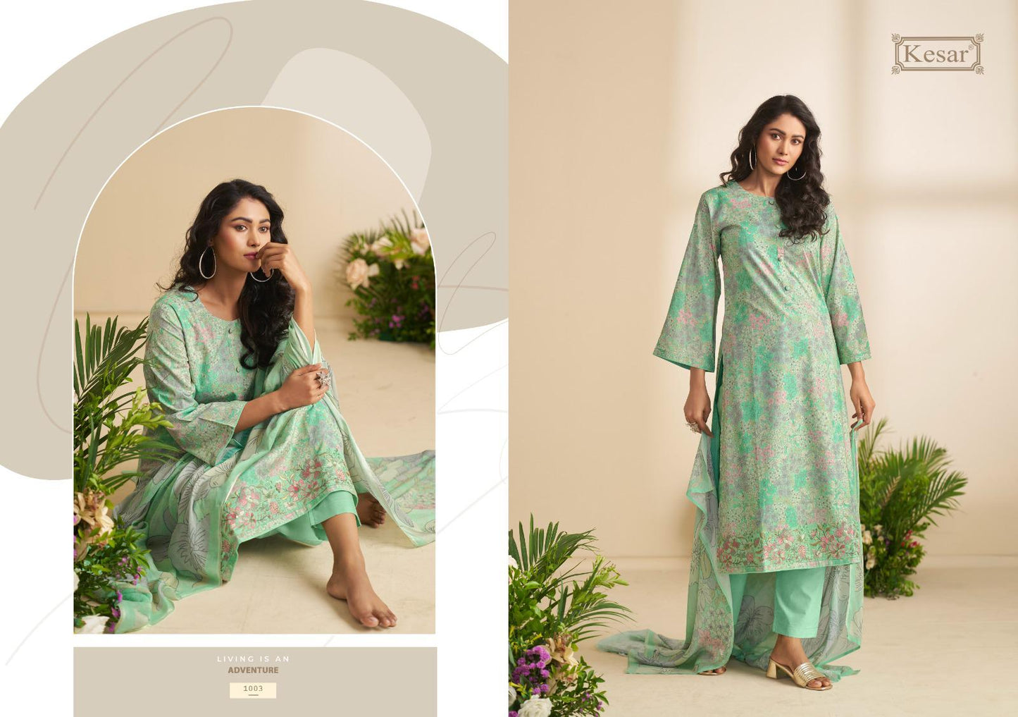 Shades Of Love Kesar Pure Lawn Pant Style Suits Manufacturer Ahmedabad