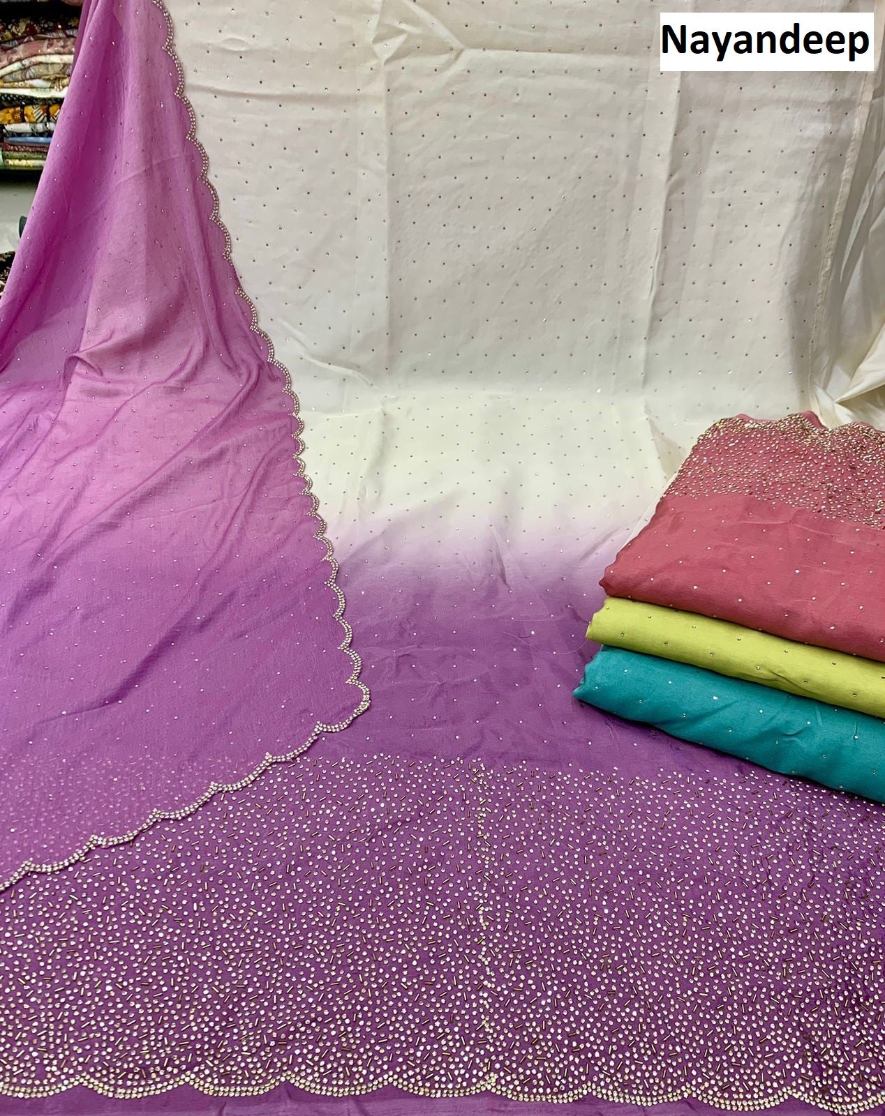 Shades Of Love Nayandeep Viscose Salwar Suits Exporter