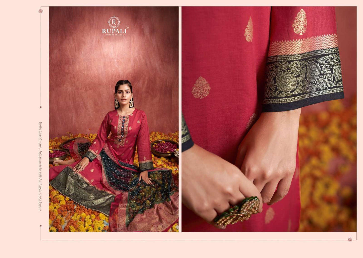 Shades Of Love Rupali Cotton Lawn Plazzo Style Suits Manufacturer India