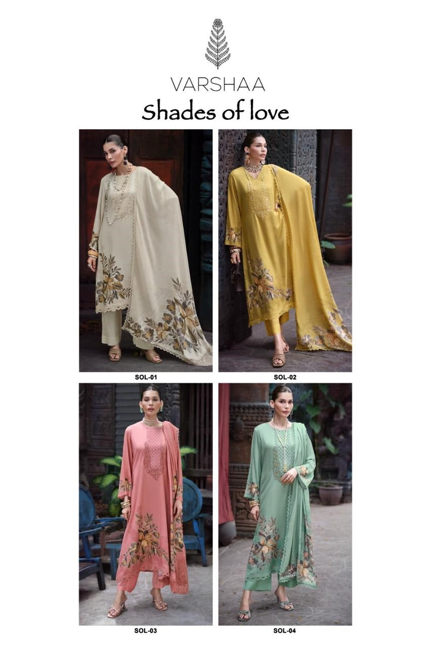 Shades Of Love Varshaa Mul Cotton Pant Style Suits Manufacturer