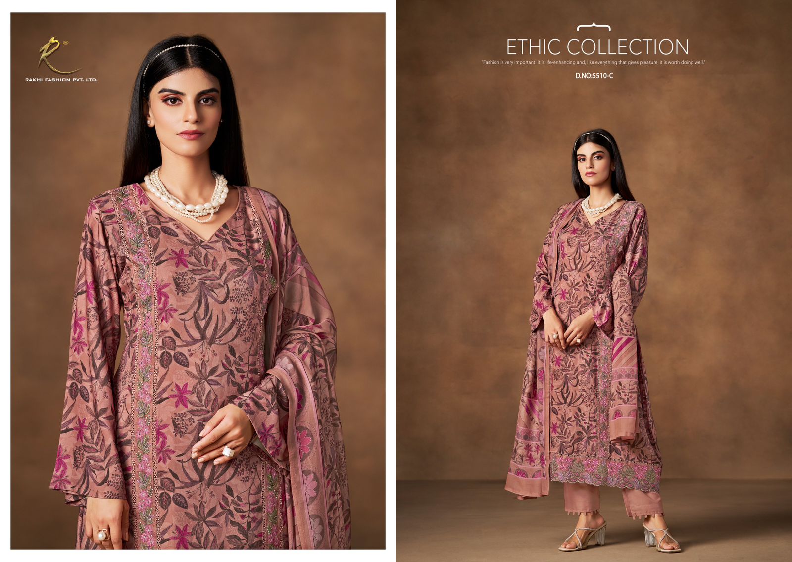 Shades Of Winter Rakhi Fashion Pashmina Suits Manufacturer Gujarat