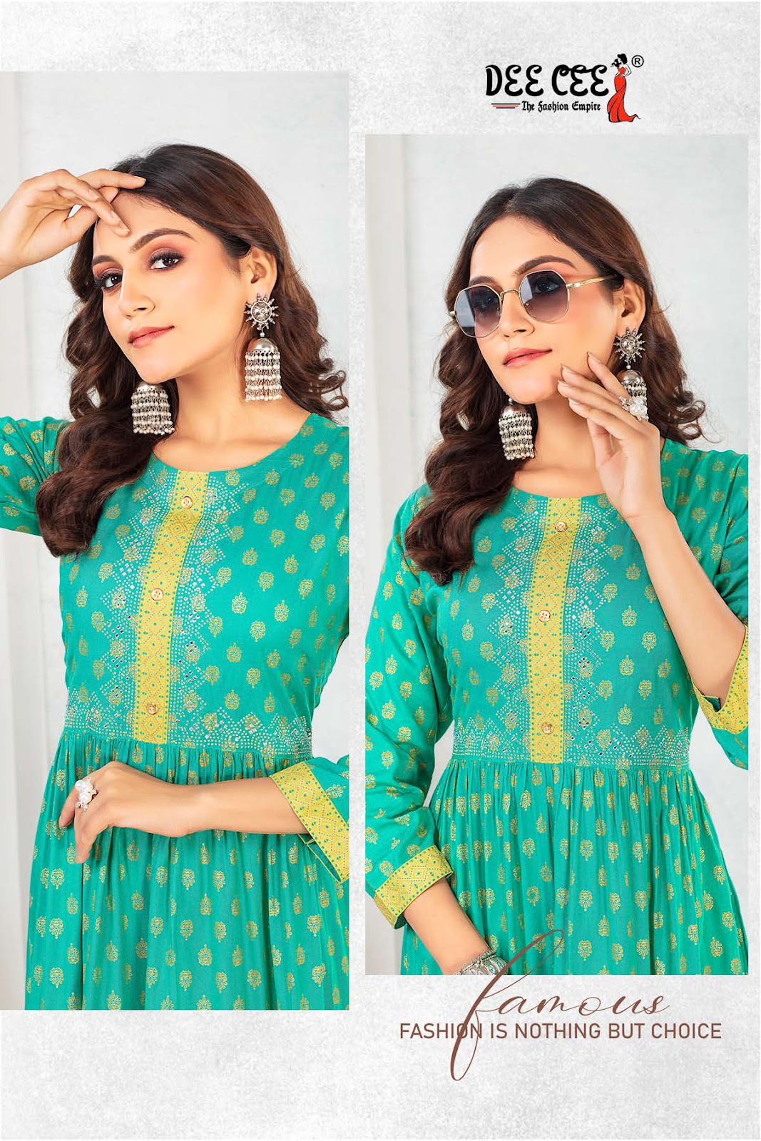 Shadna Deecee Rayon Anarkali Kurtis Exporter