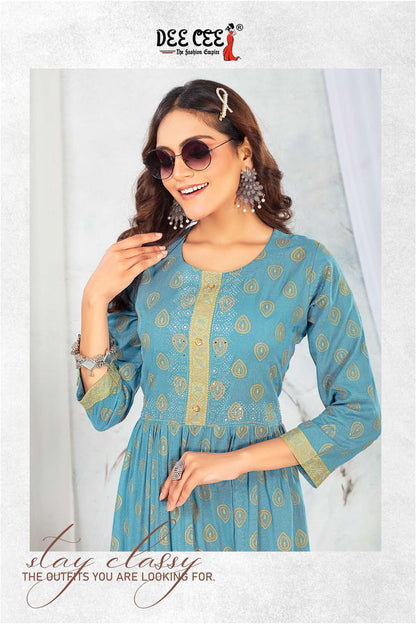 Shadna Deecee Rayon Anarkali Kurtis Exporter