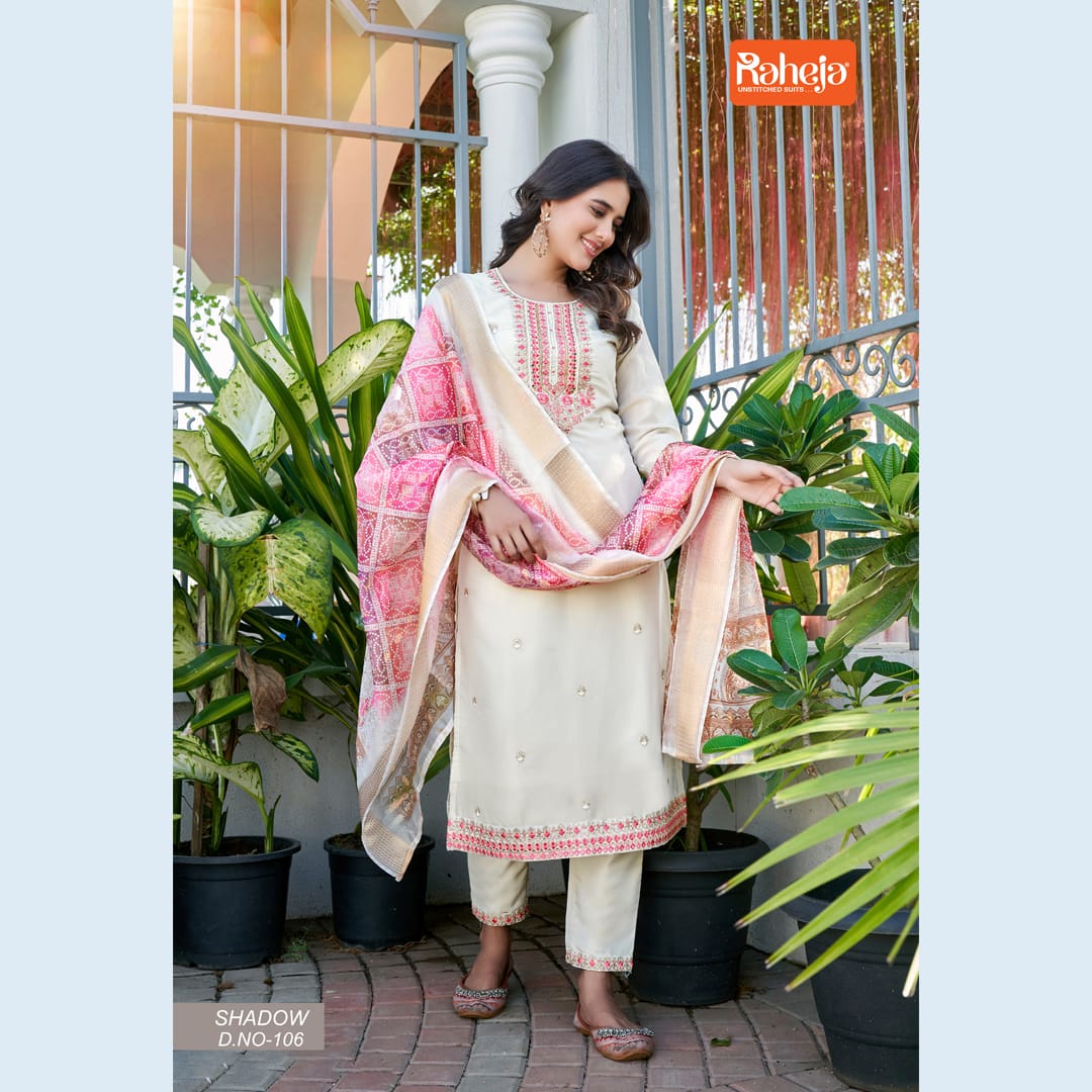 Shadow Raheja Tissue Pant Style Suits Manufacturer