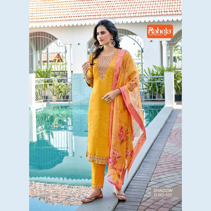 Shadow Raheja Tissue Pant Style Suits Manufacturer