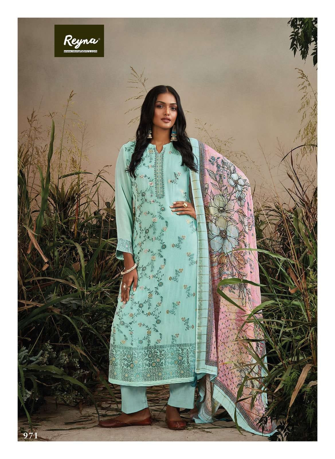 Shadow Reyna Georgette Pant Style Suits Supplier Ahmedabad