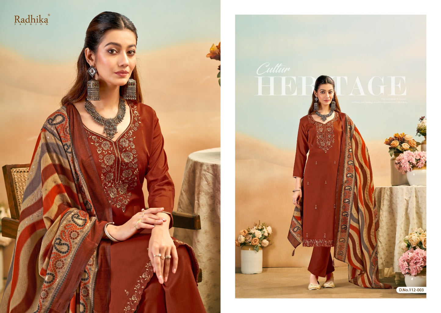 Shafinaz Radhika Fashion Azara Zam Cotton Karachi Salwar Suits Supplier Gujarat
