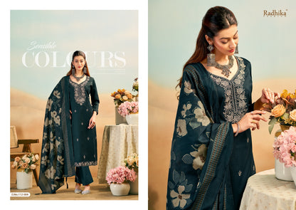 Shafinaz Radhika Fashion Azara Zam Cotton Karachi Salwar Suits Supplier Gujarat