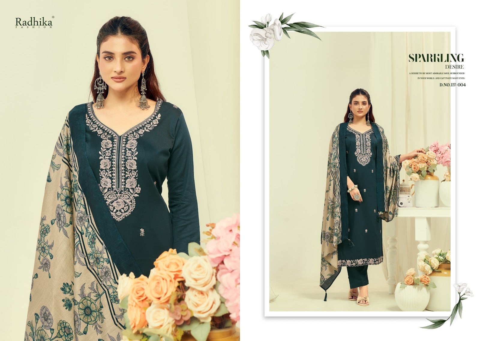 Shafinaz Vol 2 Radhika Fashion Azara Zam Cotton Karachi Salwar Suits Wholesale Price