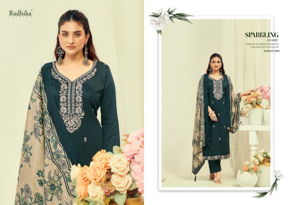 Shafinaz Vol 2 Radhika Fashion Azara Zam Cotton Karachi Salwar Suits Wholesale Price