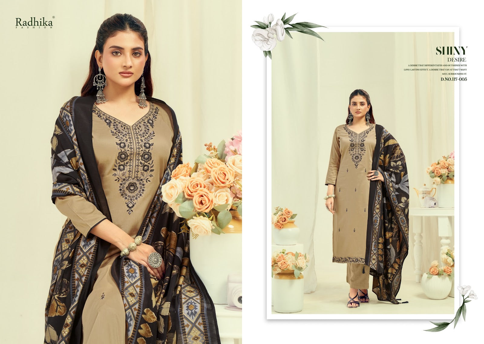 Shafinaz Vol 2 Radhika Fashion Azara Zam Cotton Karachi Salwar Suits Wholesale Price