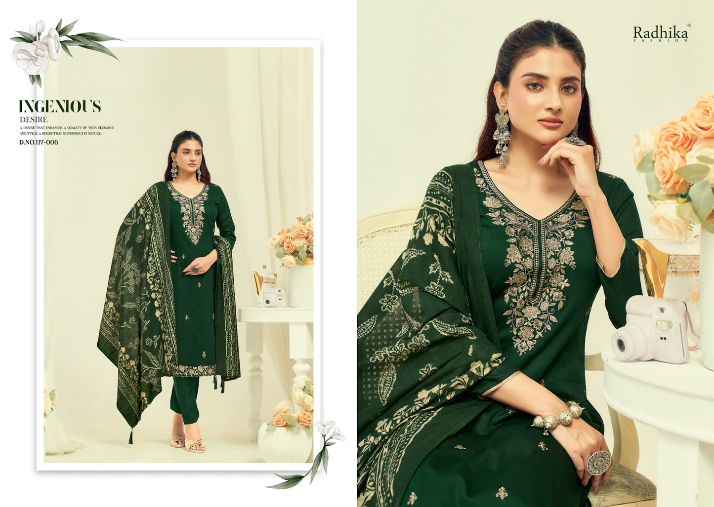 Shafinaz Vol 2 Radhika Fashion Azara Zam Cotton Karachi Salwar Suits Wholesale Price